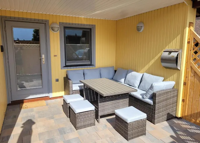 度假居 Kinderfreundliches 6 Personen Mit Zwei Duschen Und Toiletten, Sauna, Whirlpool Und Einem Wintergarten Mit Kaminofen In 奥滕多夫